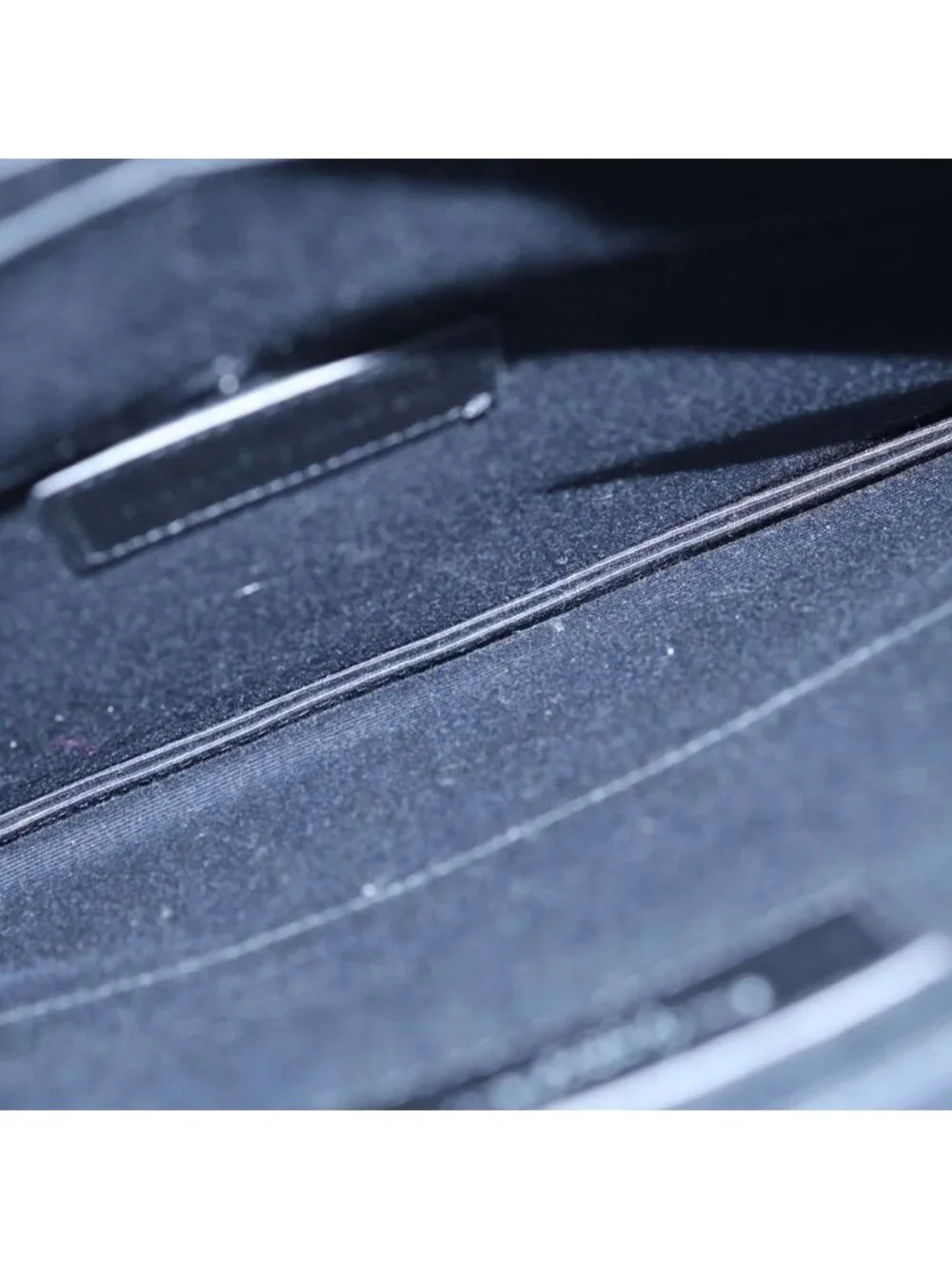 ★SOLD★ Saint Laurent Paris Leather Clutch Black - Picture 4 of 6